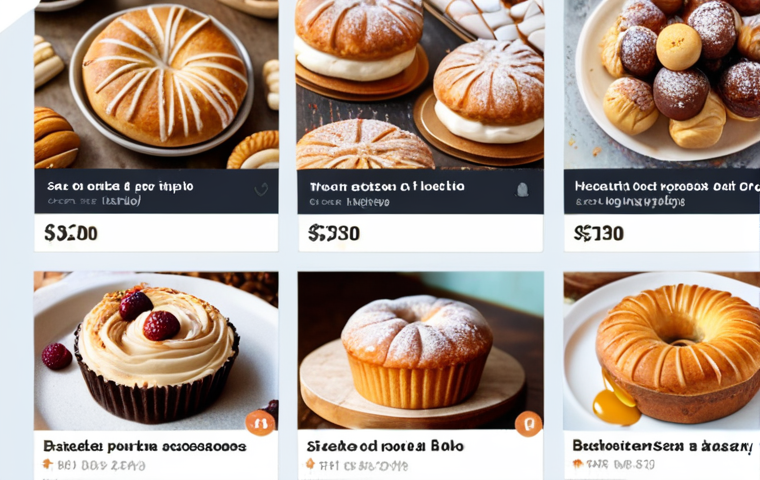 **

Prompt: A vibrant social media feed showcasing posts with strategically placed hashtags; focus on a local bakery post with relevant food and location tags, highlighting increased engagement (40% jump). Warm, inviting colors; possibly showcasing delicious baked goods.

**
