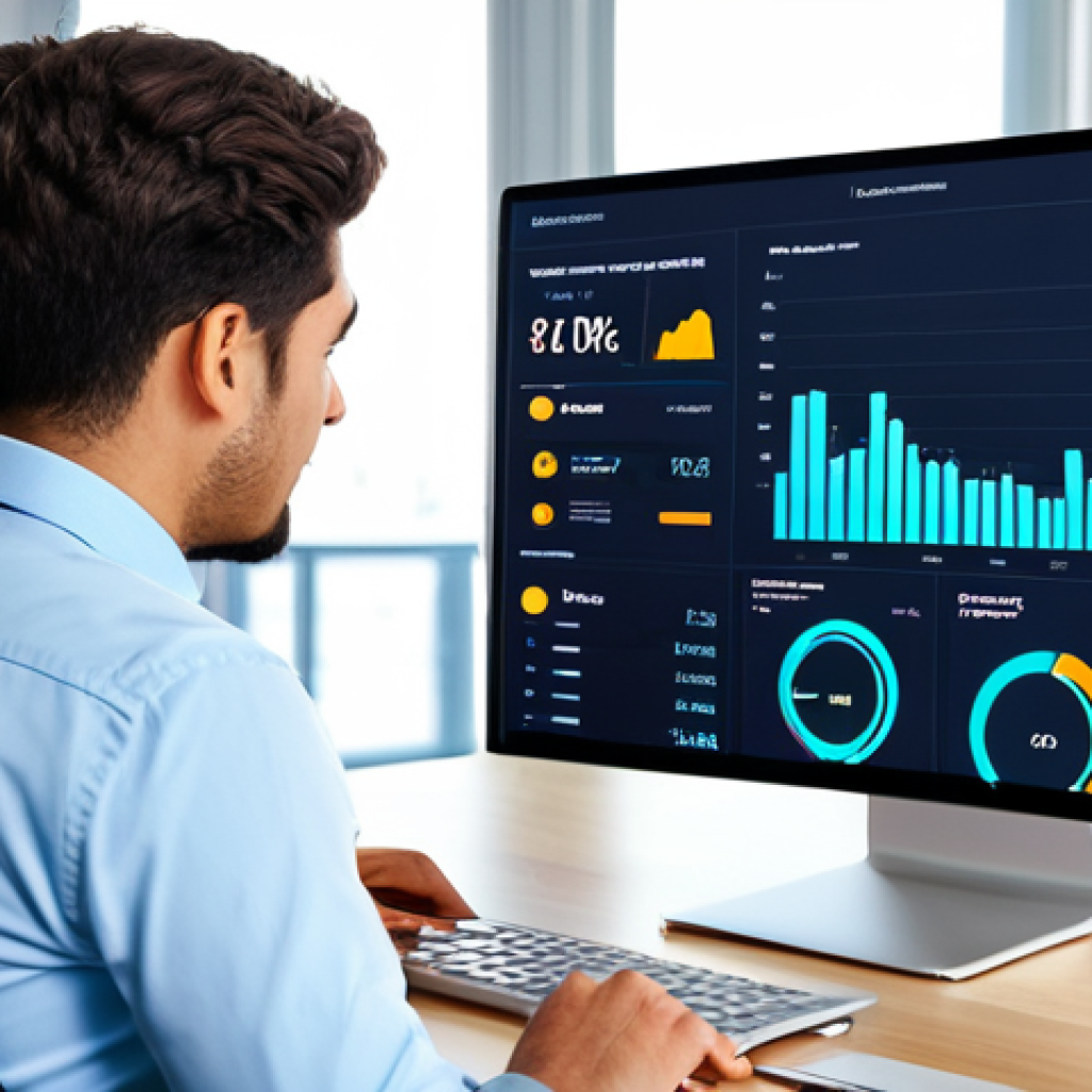 Data Analysis Dashboard**

"A brightly lit, modern office with a data analyst working at a large monitor displaying a complex data dashboard. The dashboard features charts showing website conversion rates, customer lifetime value, and engagement metrics. The analyst is a young professional, fully clothed in business casual attire. The scene should convey a sense of insightful discovery and data-driven decision making. Safe for work, appropriate content, professional setting, perfect anatomy, well-formed hands, natural proportions, fully clothed, modest. High quality, realistic rendering."

**