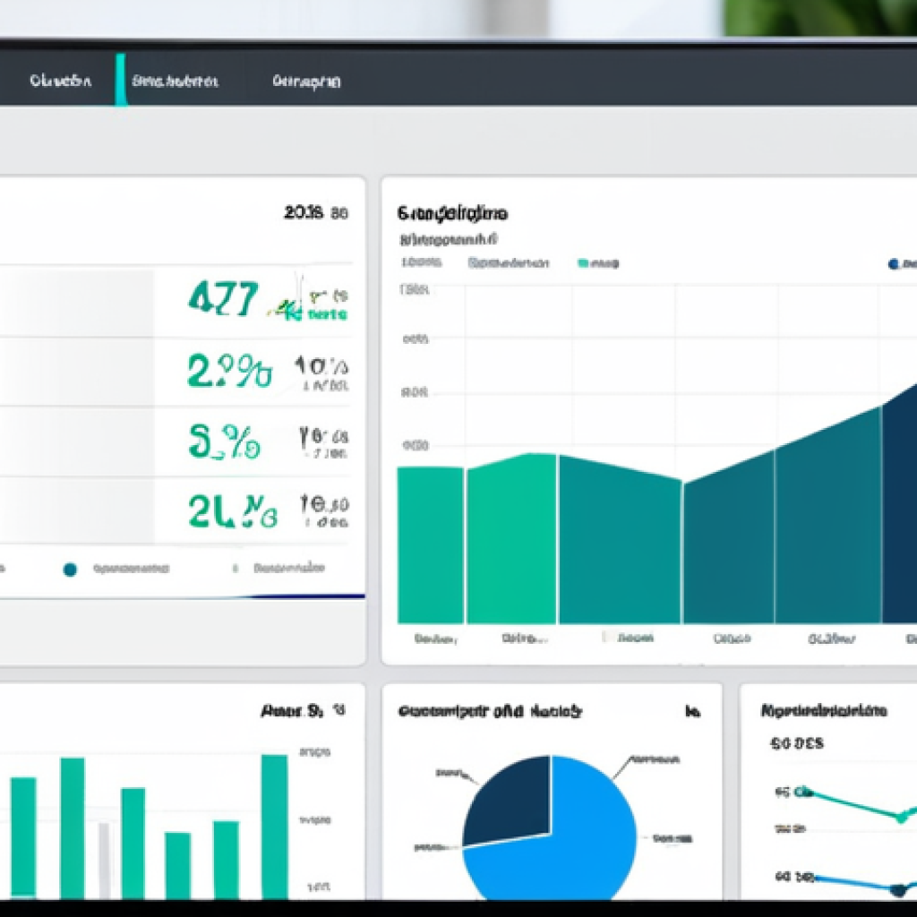 Google Analytics Dashboard**
"A clear, well-lit view of a Google Analytics dashboard displaying charts and graphs representing website traffic and conversion goals. The dashboard shows segmented data and UTM parameters. The scene is professional and informative, focusing on data visualization. safe for work, appropriate content, fully clothed, professional. Perfect anatomy, correct proportions, natural pose, professional digital art, high quality."
**