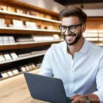 고객 경험을 개선하기 위한 채널 접근법 - **Seamless Omnichannel Customer Journey**
    A modern, diverse group of customers (men and women, a...