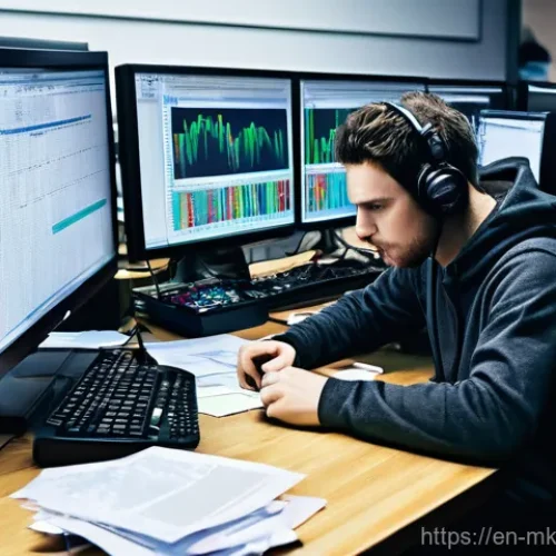 채널 성과를 분석하는 데이터 시각화 기법 - **Image Prompt: The Data Deluge**
    A young content creator, appearing overwhelmed and frustrated,...