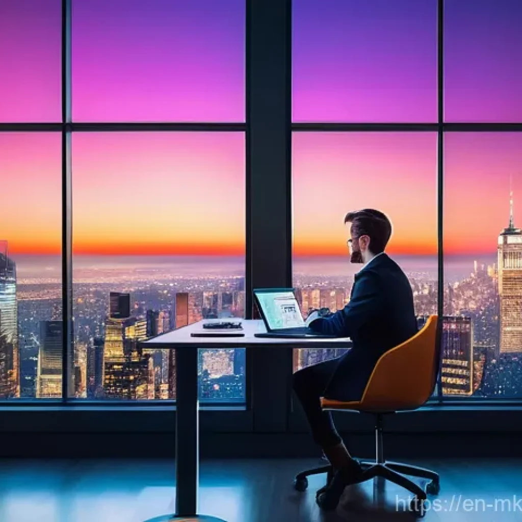 소셜 미디어와 SEO의 연계 전략 - **Prompt:** A visually stunning and complex digital art piece illustrating 'The Invisible Thread' co...